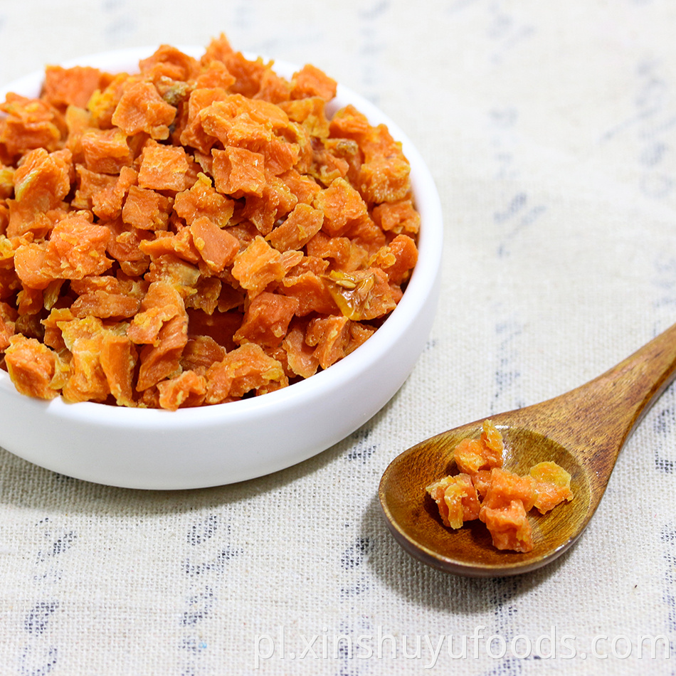 Use of dehydrated sweet potato